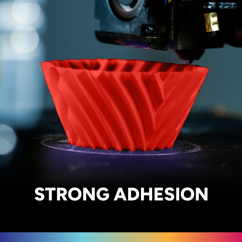 OVERTURE PLA Filament 1.75mm, Neatly Wound 3D Printer Filament 1kg Spool (2.2lbs), Dimensional Accuracy +/- 0.02 mm, Fit Most FDM 3D Printers (Red) - Image 4